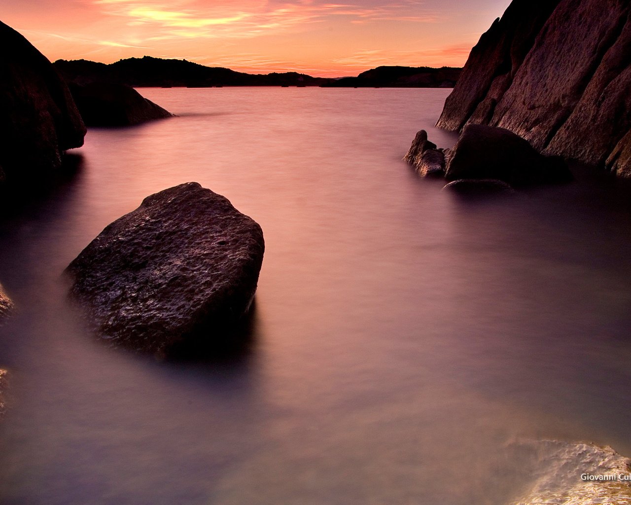 Обои скалы, закат, море, побережье, италия, сардиния, rocks, sunset, sea, coast, italy, sardinia разрешение 1920x1200 Загрузить