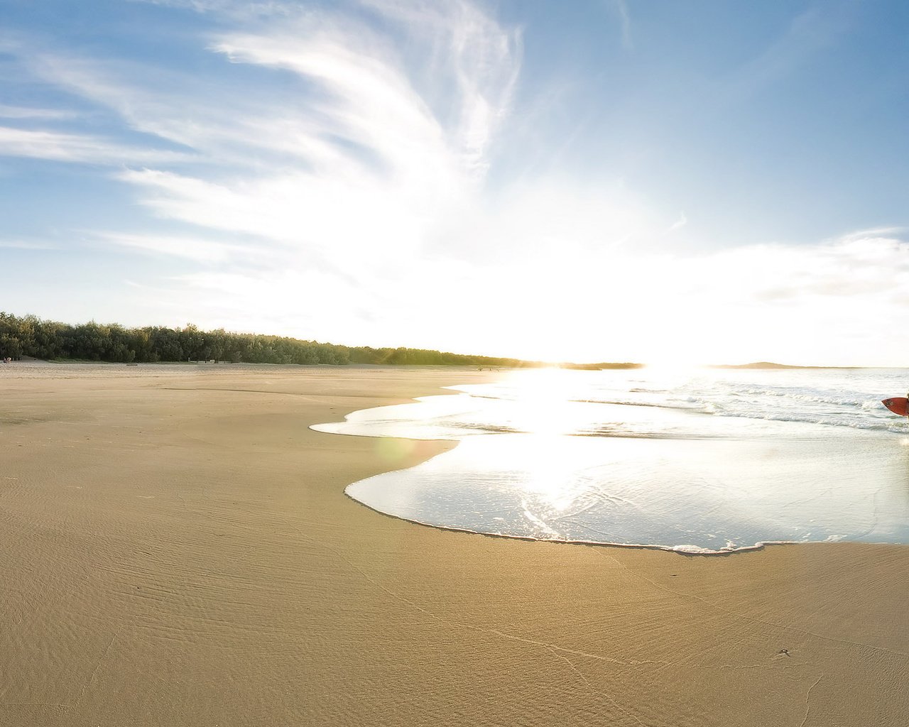 Обои пляж, beach разрешение 3840x1200 Загрузить