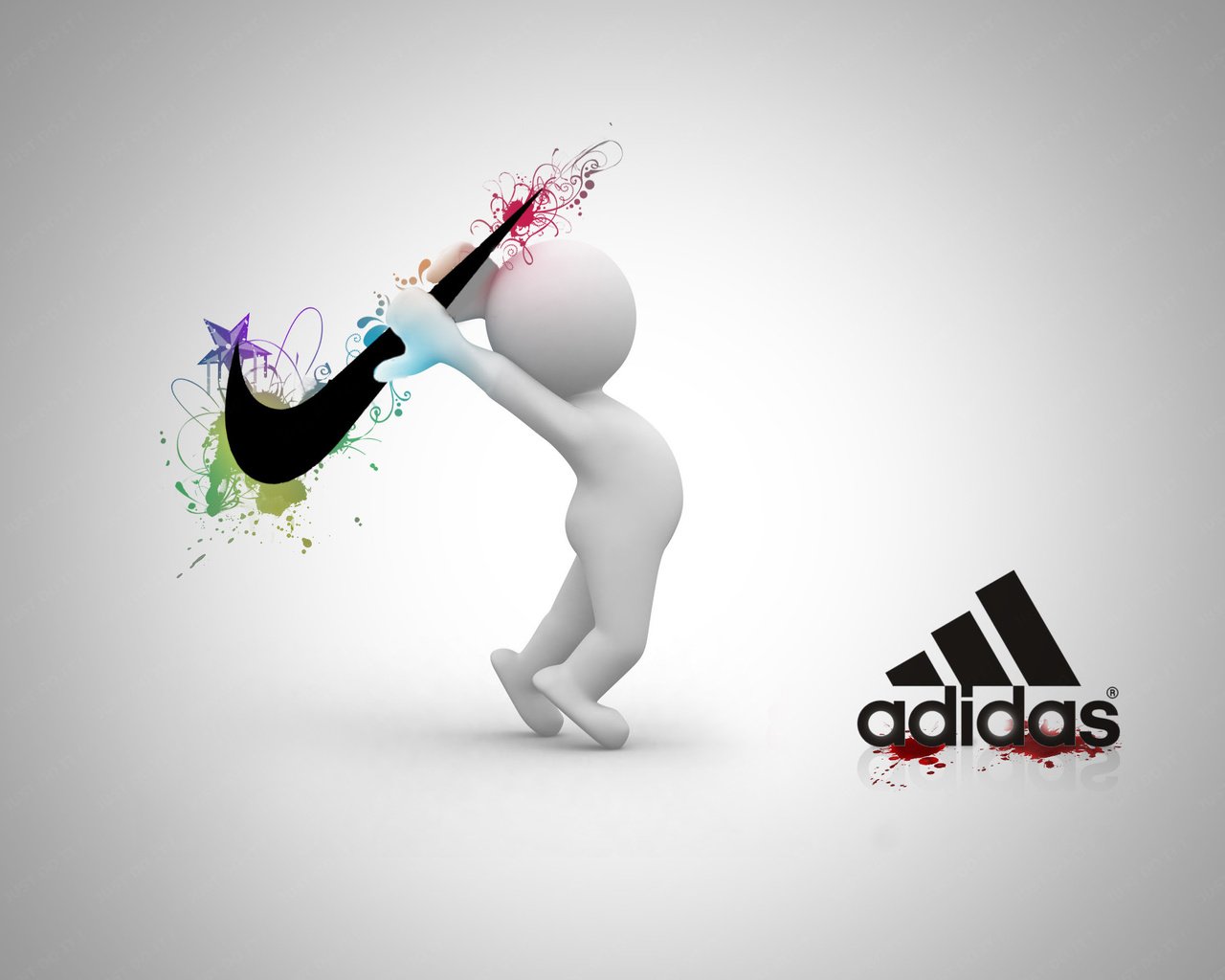 Обои найк, адидас, seryj, najk, nike, adidas разрешение 2600x1600 Загрузить