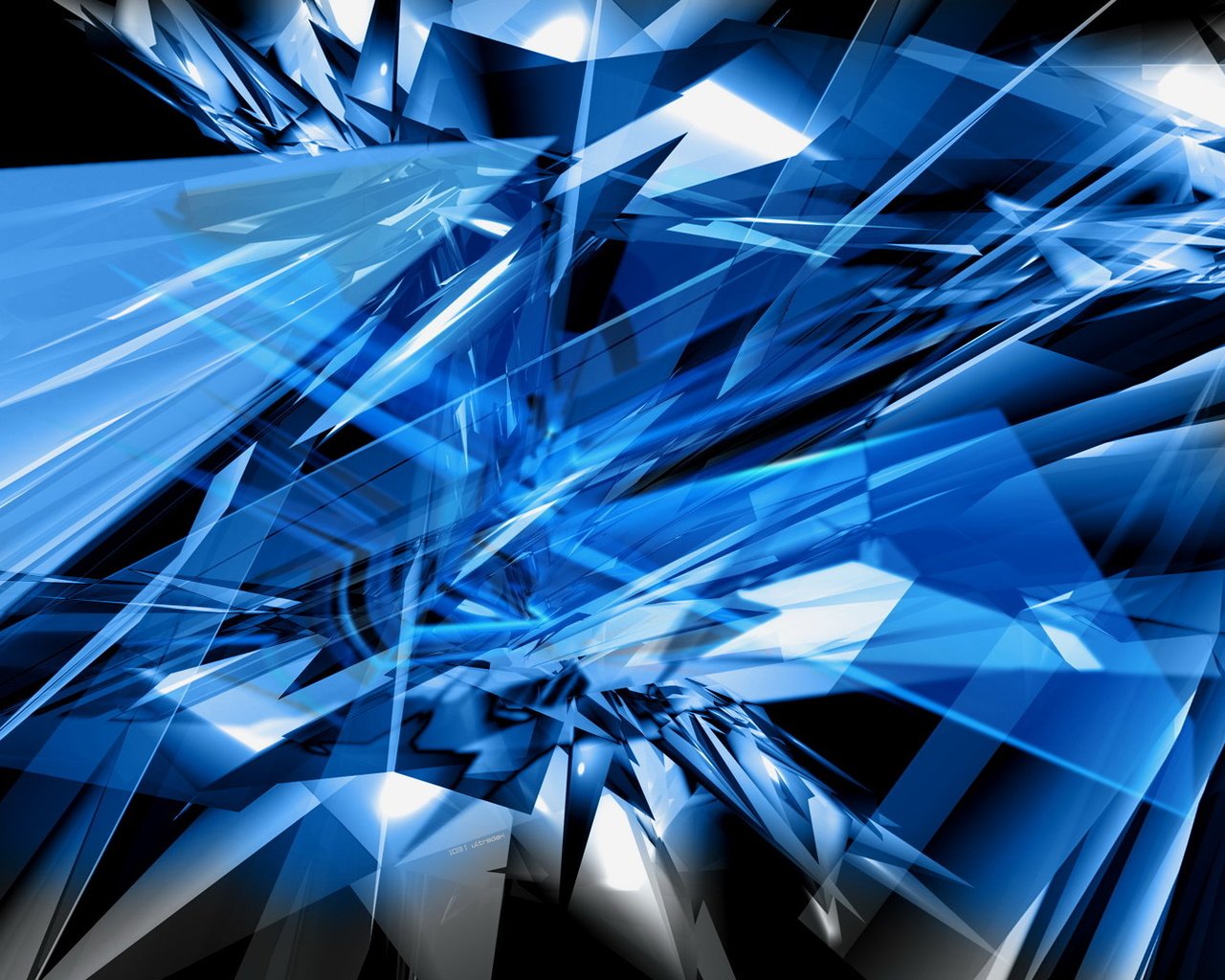 Обои свет, vid, kartinka, абстракция, neobychno, oboi, линии, 3д графика, синий, лучи, тень, осколки, стекло, light, abstraction, line, 3d graphics, blue, rays, shadow, fragments, glass разрешение 1920x1080 Загрузить