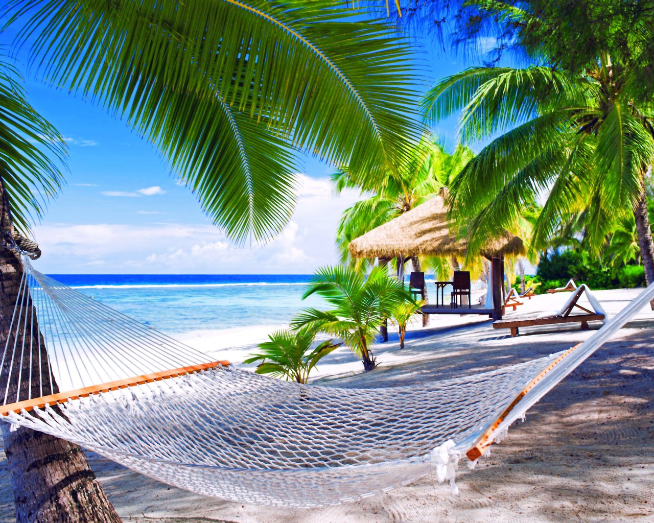 Обои море, пляж, гамак, тропики, sea, beach, hammock, tropics разрешение 2668x1779 Загрузить