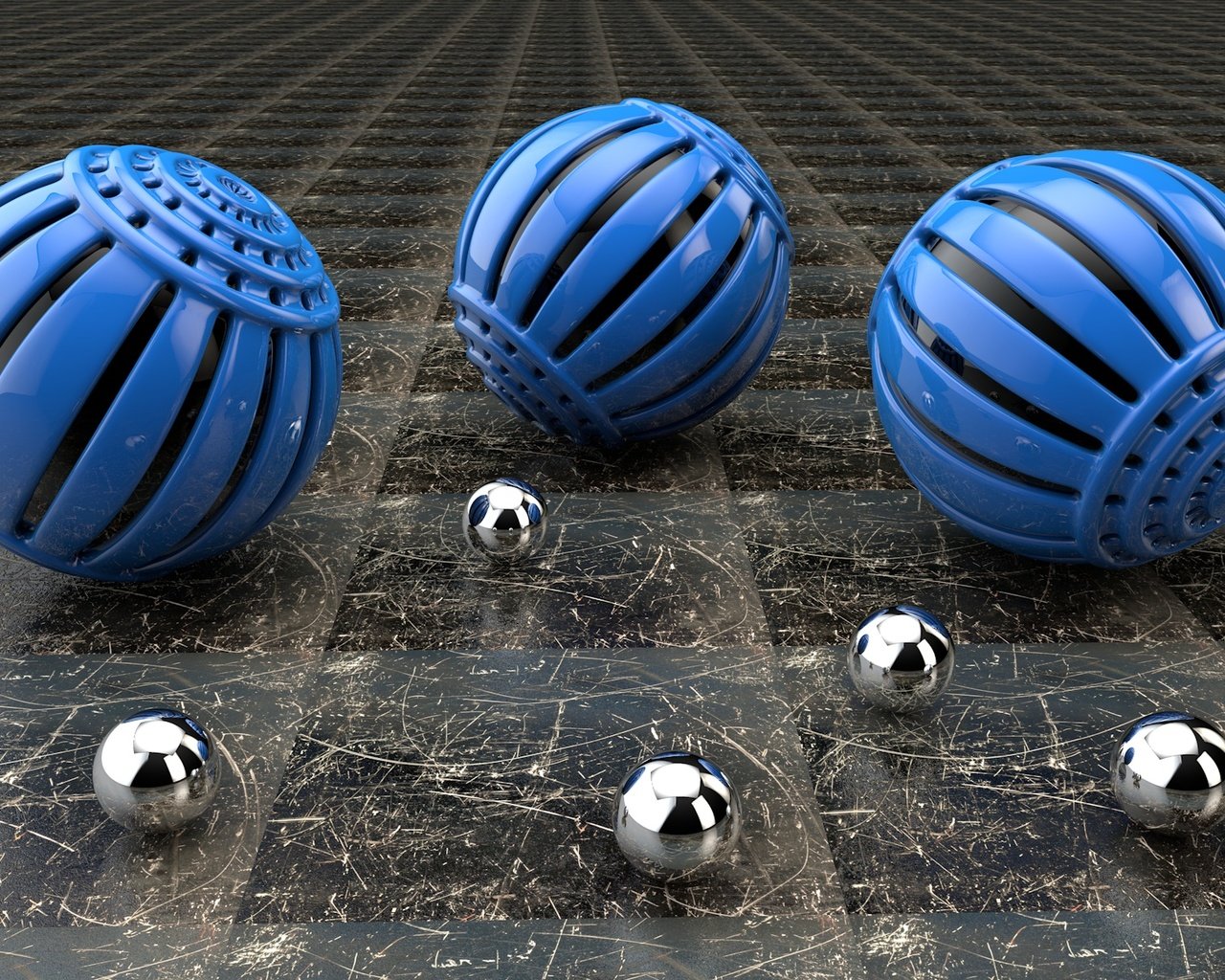 Обои шары, сфера, синие, сферы, металлические, 3д, balls, sphere, blue, metal, 3d разрешение 1920x1200 Загрузить