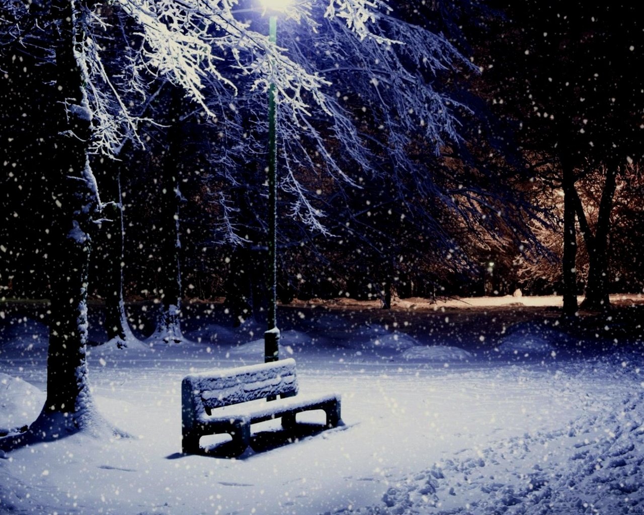 Обои снег, природа, зима, парк, скамейка, сугробы, снегопад, snow, nature, winter, park, bench, the snow, snowfall разрешение 2000x1477 Загрузить