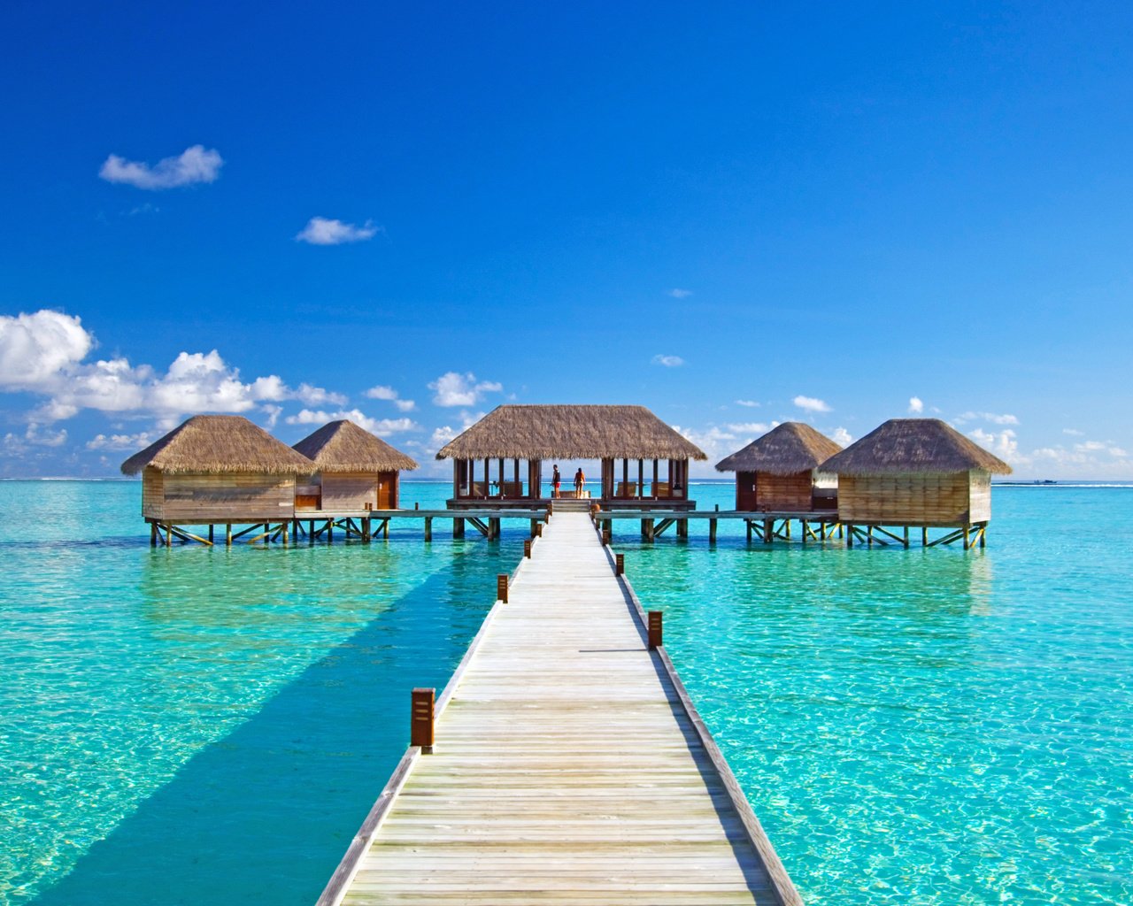 Обои море, отдых, бунгало, тропики, мальдивы, sea, stay, bungalow, tropics, the maldives разрешение 4249x2822 Загрузить