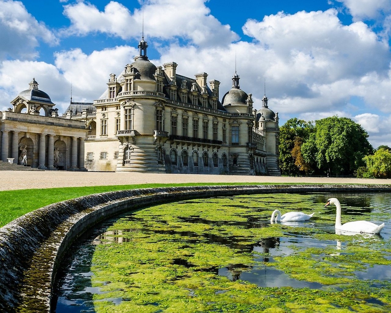 Обои замок во франции, castle in france разрешение 2560x1440 Загрузить