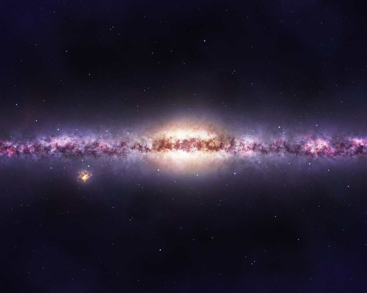 Обои галактика, млечный путь, milky way, galaxy, the milky way разрешение 1920x1080 Загрузить