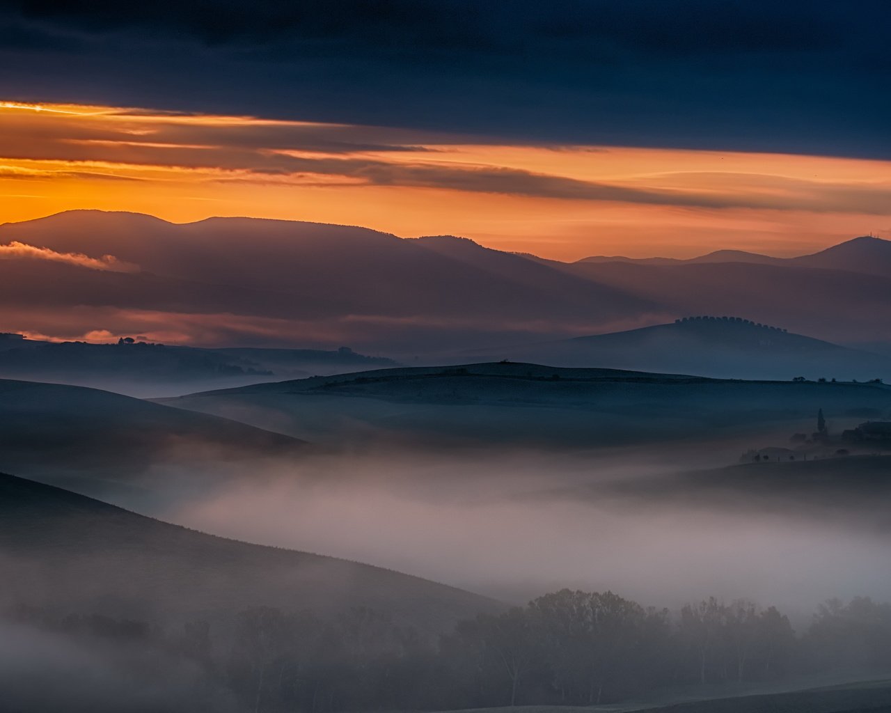 Обои природа, пейзаж, near san quirico - tuscany, nature, landscape, near san quirico in tuscany разрешение 2560x1600 Загрузить