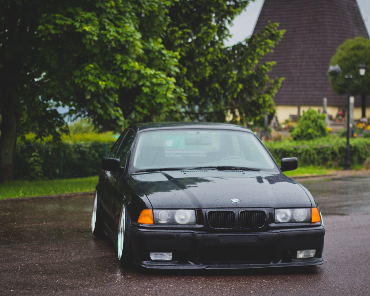 Обои черная, тюнинг, блака, бмв, м3, e36, black, tuning, bmw, m3 разрешение 2560x1600 Загрузить