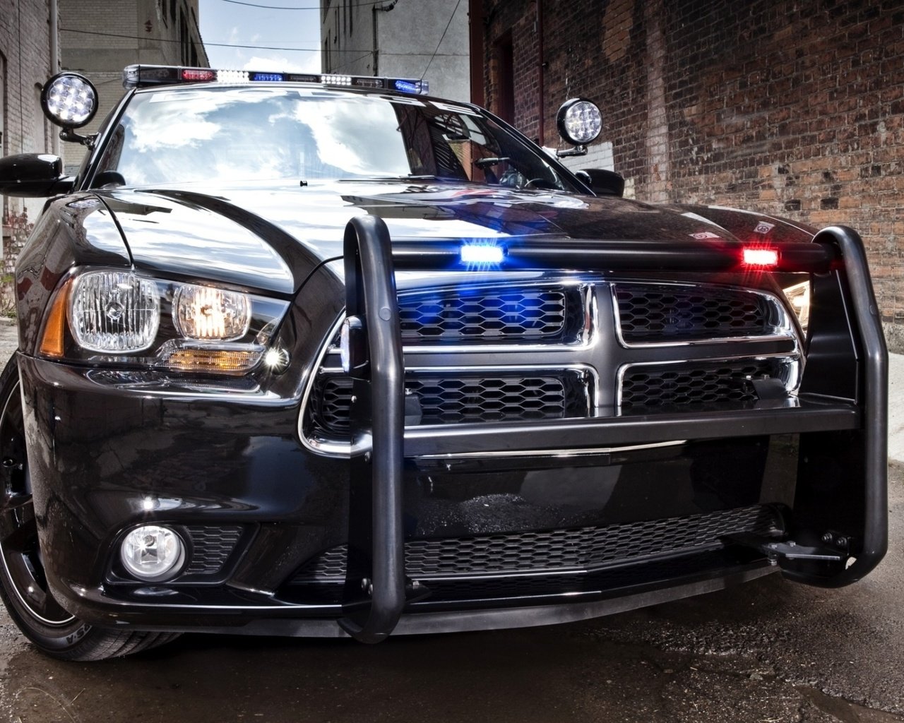 Обои полиция, полицейская, додж, седан, charger, чарджер, pursuit, police, dodge, sedan, the charger разрешение 1920x1200 Загрузить