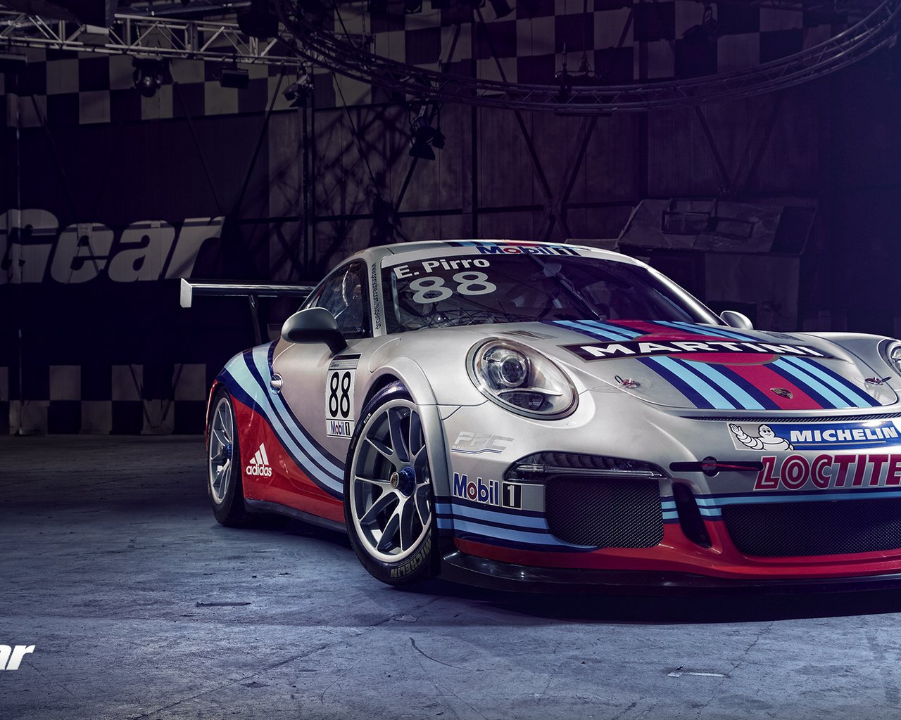 Обои porsche 911, gt3 cup, martini racing, top gear разрешение 1920x1080 Загрузить