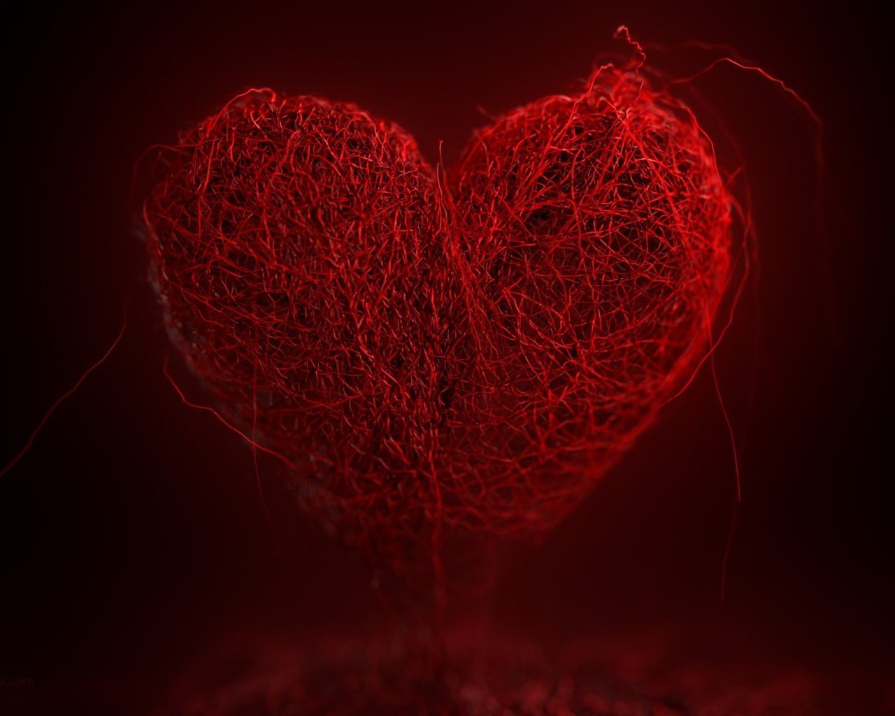 Обои фон, сердечко, сердце, темный фон, нити, красное сердце, background, heart, the dark background, thread, red heart разрешение 1920x1200 Загрузить