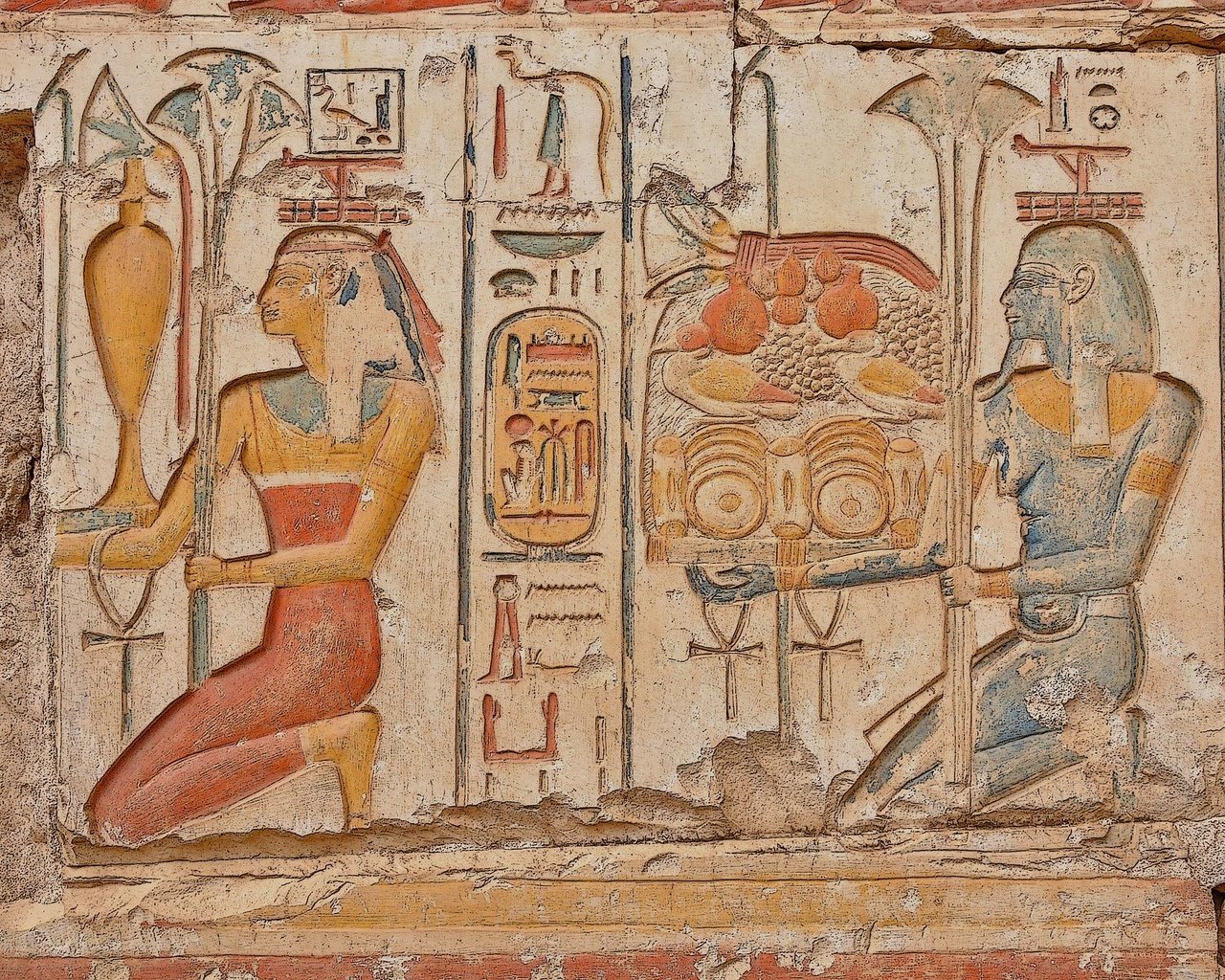 фрески египта на