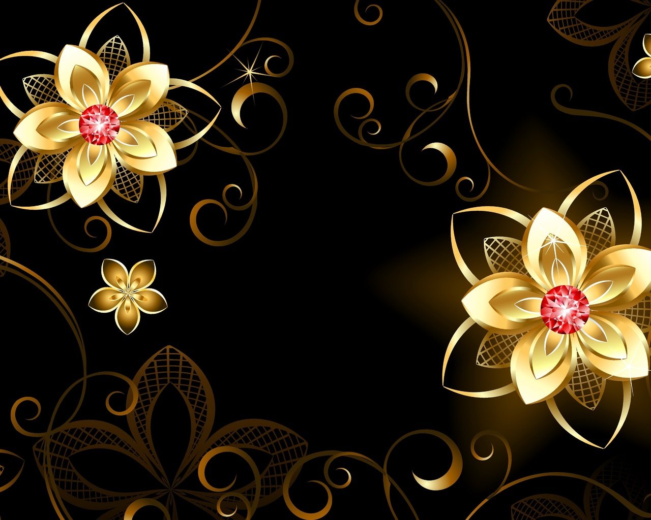 Обои цветы, фон, узор, flowers, background, pattern разрешение 6891x4119 Загрузить