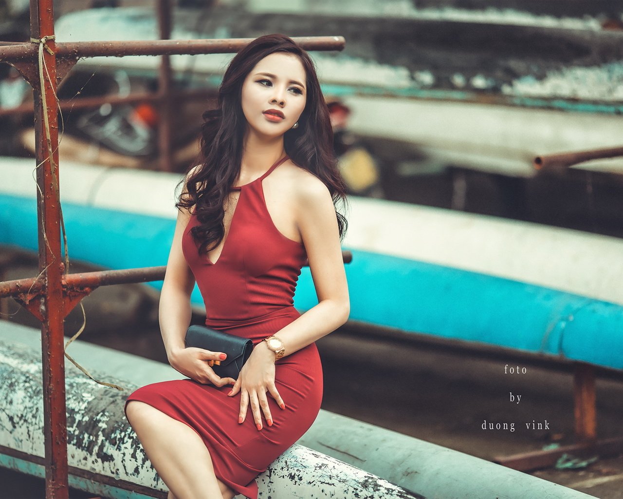 Обои девушка, платье, волосы, азиатка, girl, dress, hair, asian разрешение 2048x1365 Загрузить