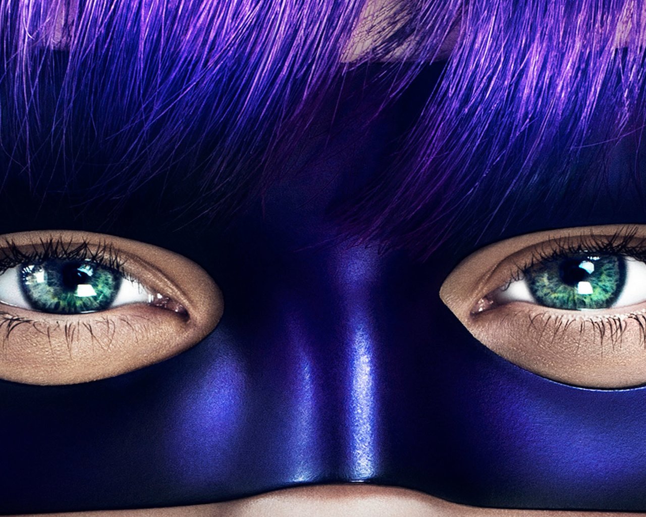 Обои глаза, маска, взгляд, челка, kick-ass 2, eyes, mask, look, bangs разрешение 2560x1378 Загрузить