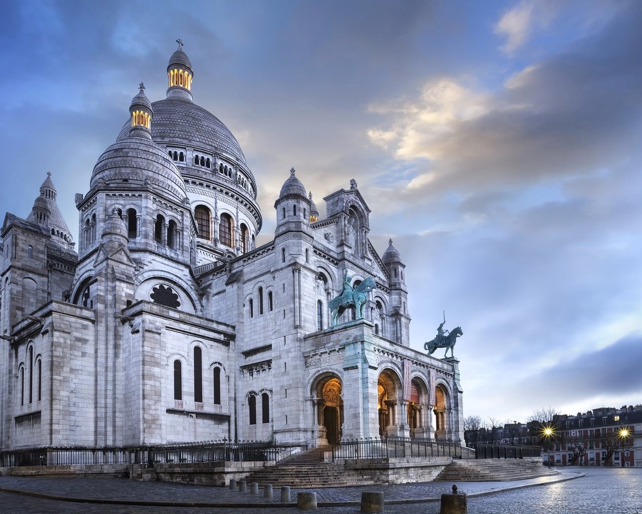 Обои собор, город, париж, франция, cathedral, the city, paris, france разрешение 1920x1200 Загрузить