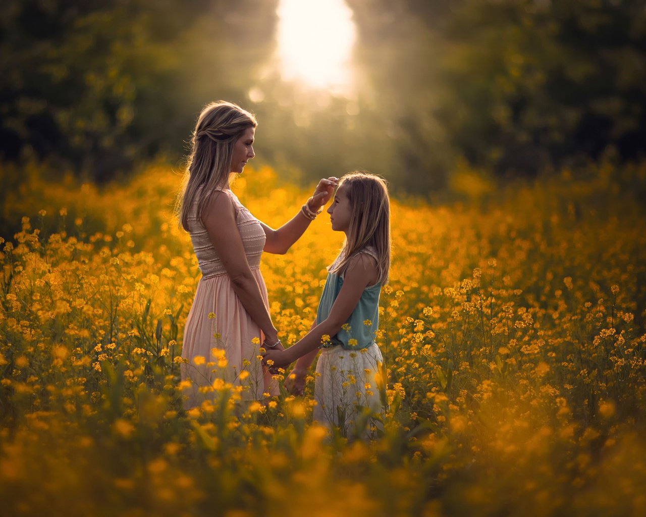 Обои свет, цветы, лето, дети, девочка, луг, любовь, мама, light, flowers, summer, children, girl, meadow, love, mom разрешение 2048x1481 Загрузить