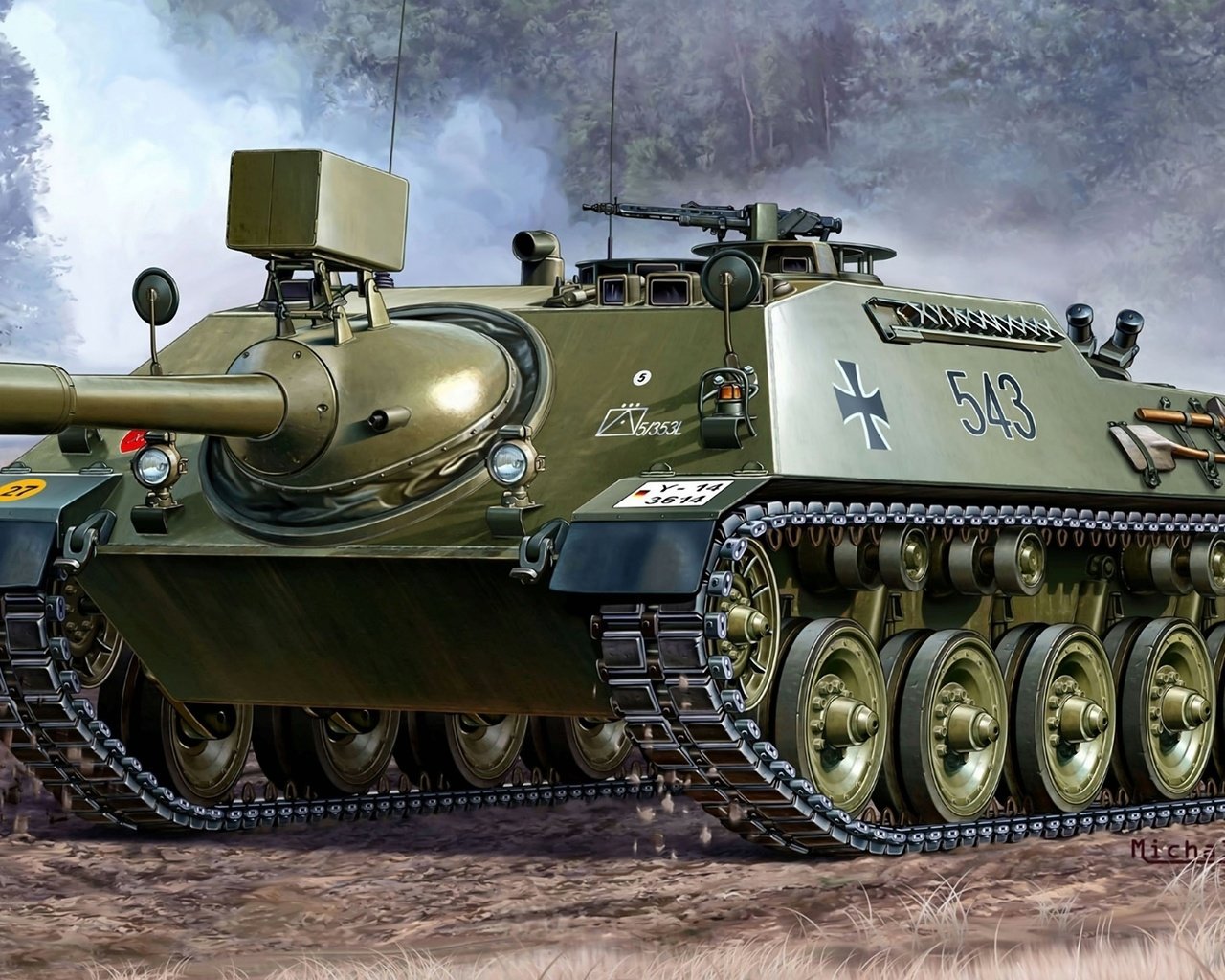 Обои рисунок, немецкая, самоходная, противотанковая, figure, german, self-propelled, anti-tank разрешение 2560x1440 Загрузить