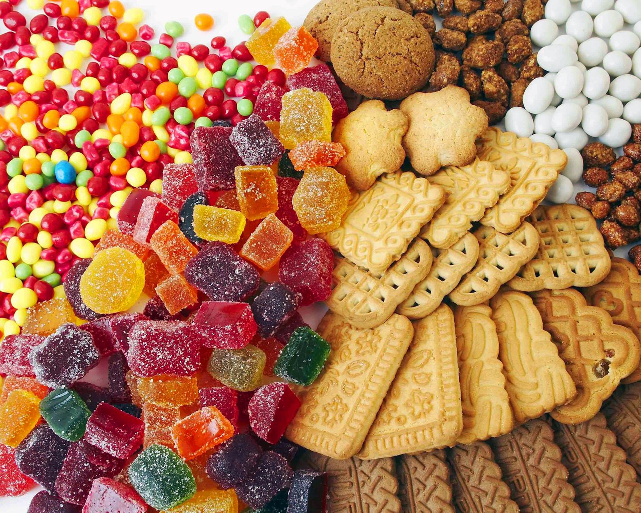 Обои цвета, конфеты, печенье, желе, сладкле, color, candy, cookies, jelly, slagle разрешение 3456x2296 Загрузить