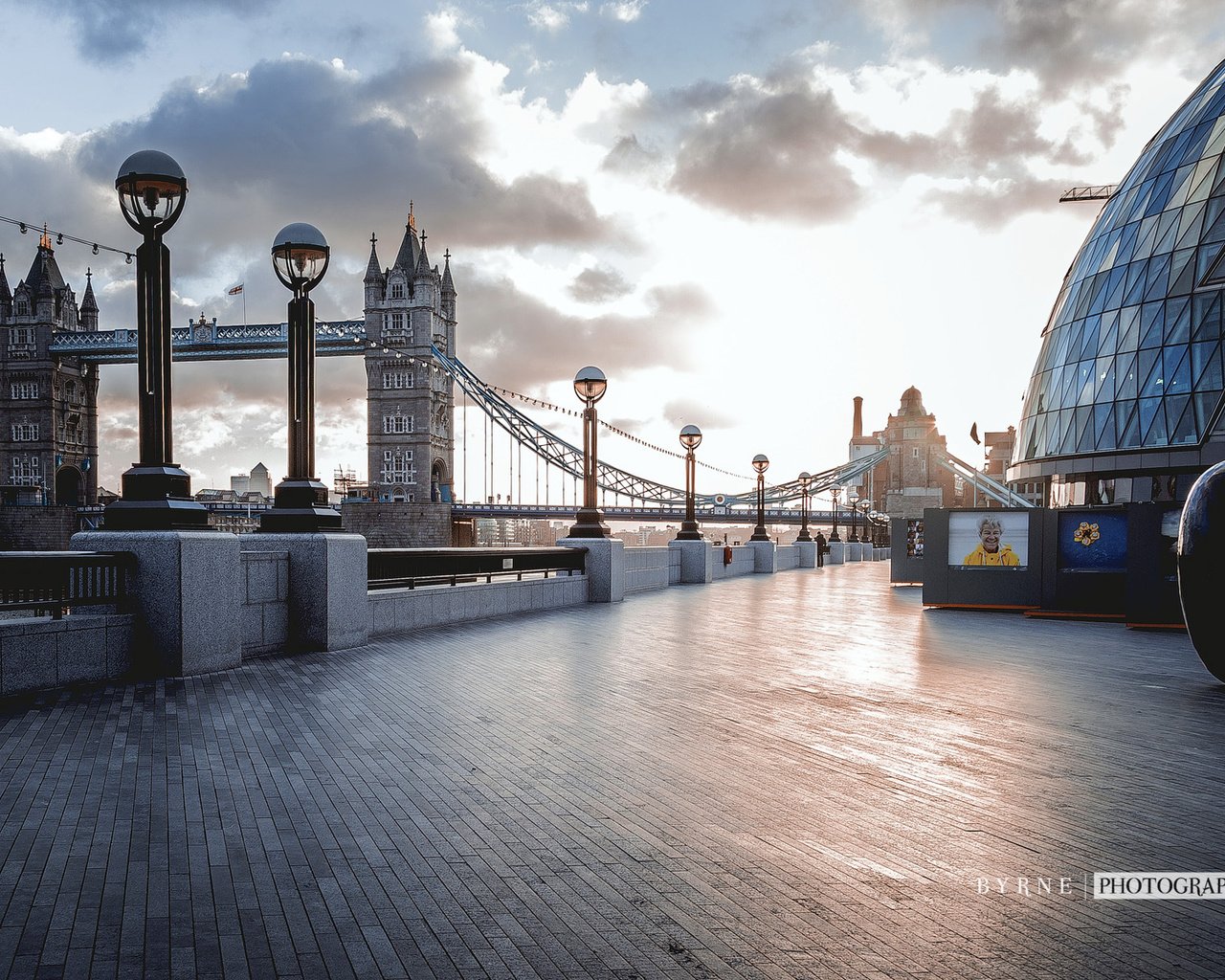 Обои мост, лондон, англия, набережная, bridge, london, england, promenade разрешение 1920x1200 Загрузить