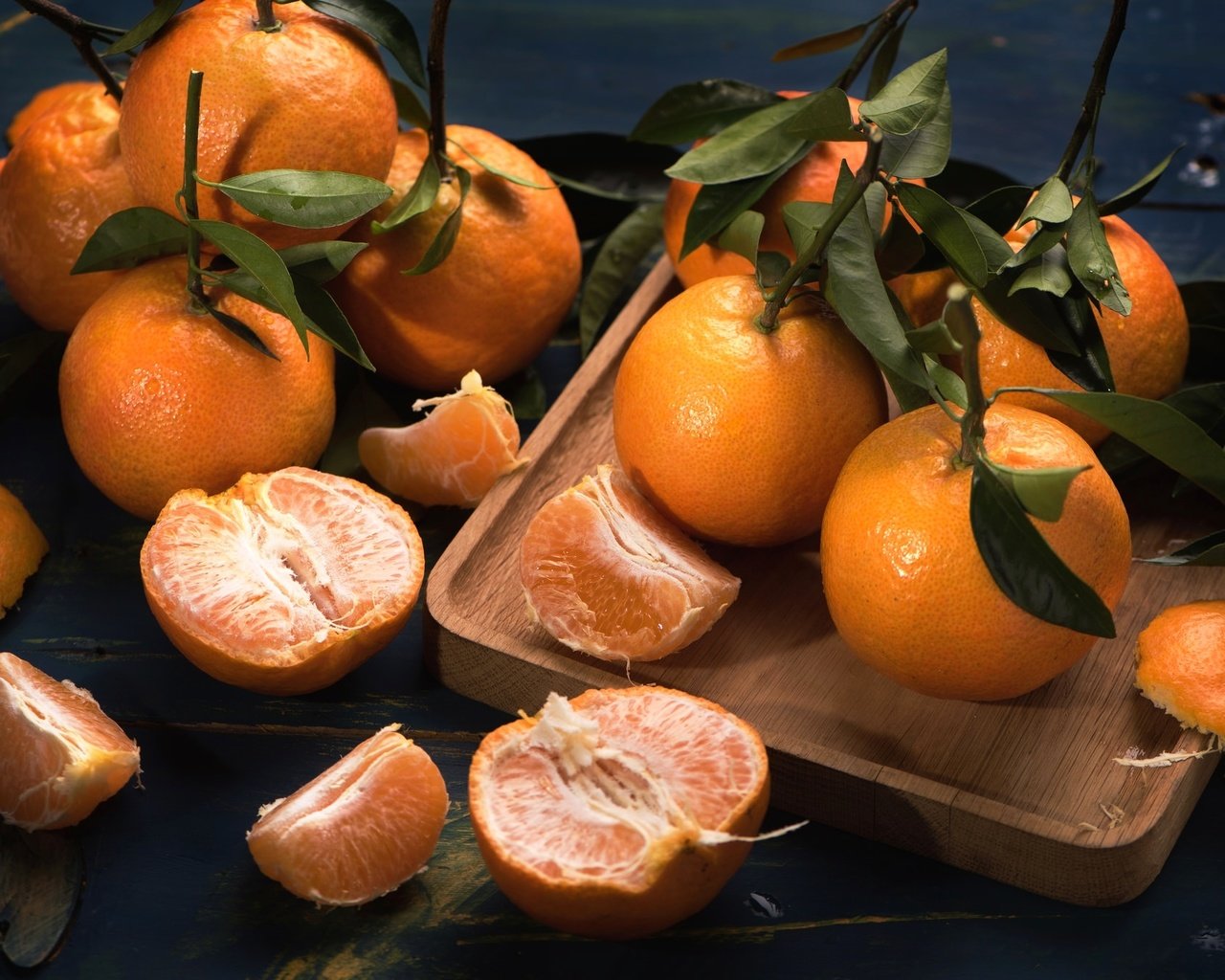 Обои плоды, мандарины, цитрусы, fruit, tangerines, citrus разрешение 2048x1357 Загрузить