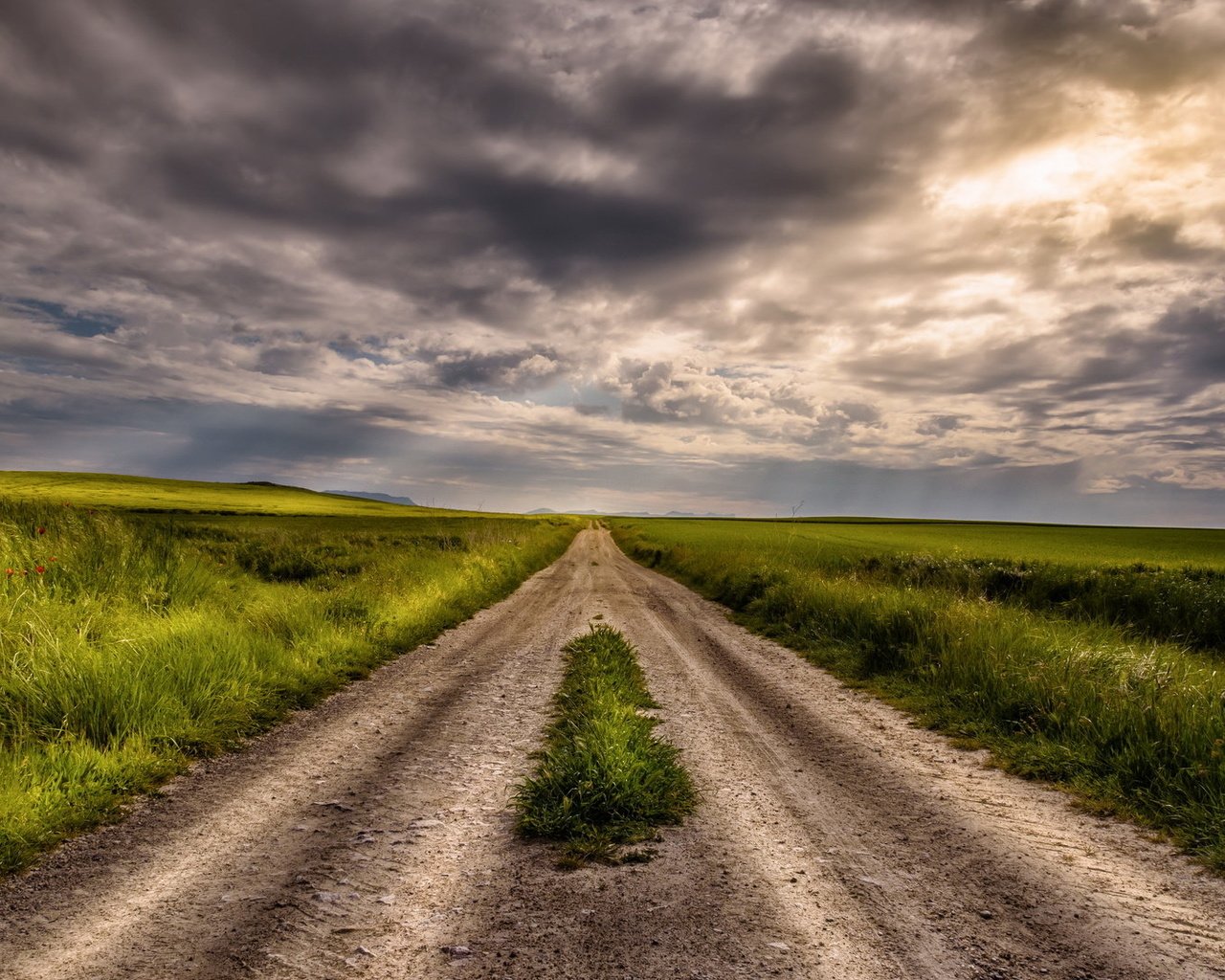 Обои дорога, природа, поле, road, nature, field разрешение 2048x1090 Загрузить