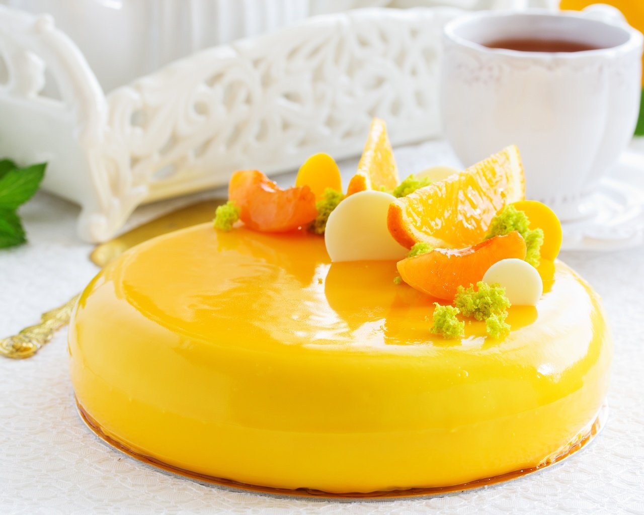 Обои апельсин, сладкое, украшение, торт, десерт, orange, sweet, decoration, cake, dessert разрешение 5184x3456 Загрузить