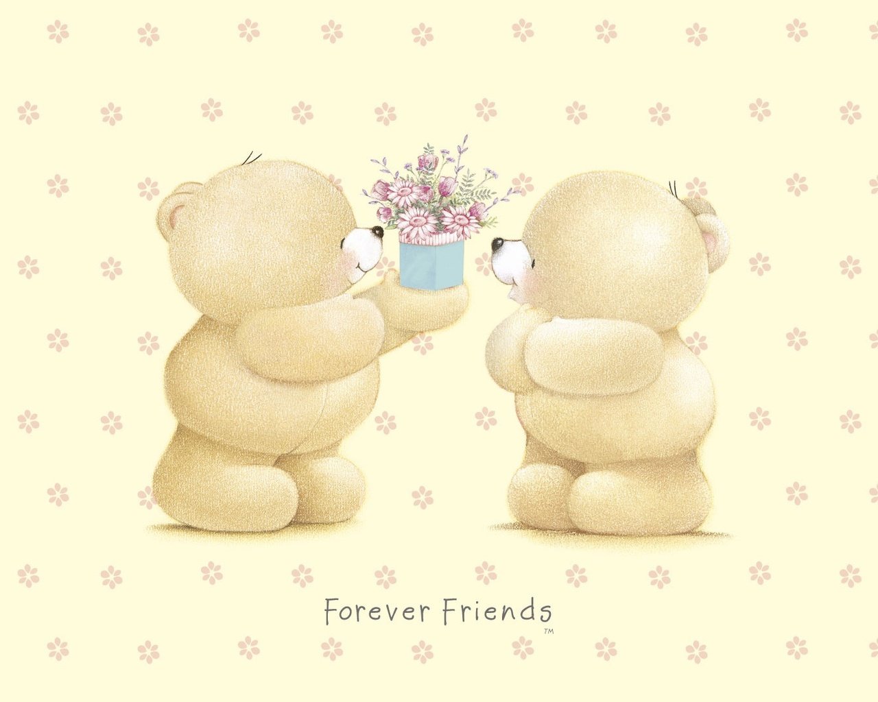 Обои арт, мишки, подарок, цветочки, плюшевые мишки, forever friends deckchair bear, art, bears, gift, flowers, teddy bears разрешение 1920x1080 Загрузить