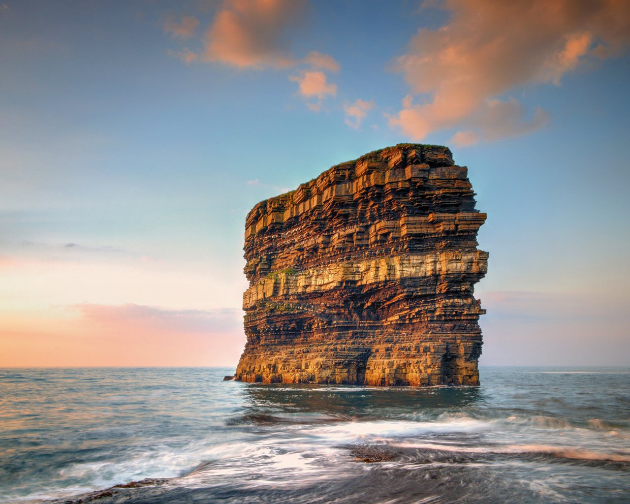 Обои море, скала, ирландия, графство мейо, sea, rock, ireland, county mayo разрешение 2048x1359 Загрузить