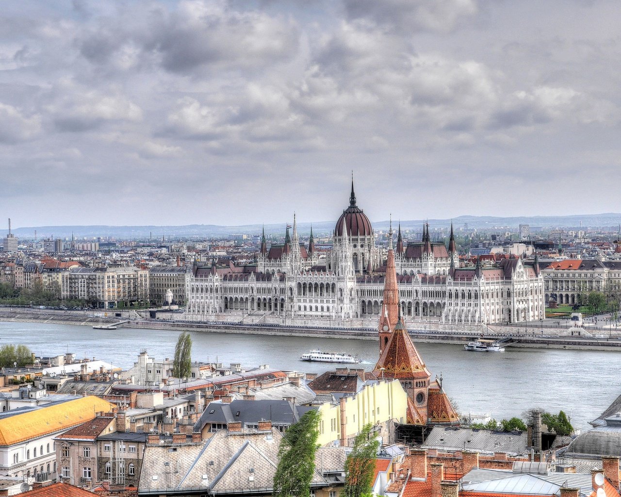 Обои река, панорама, дома, венгрия, будапешт, парламент, river, panorama, home, hungary, budapest, parliament разрешение 2048x1365 Загрузить