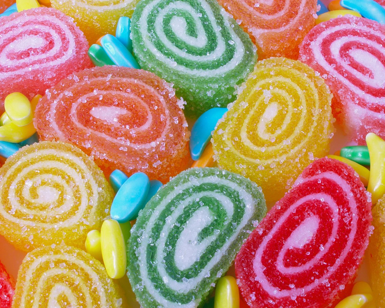 Обои разноцветные, конфеты, сладкое, сахар, мармелад, colorful, candy, sweet, sugar, marmalade разрешение 3840x2400 Загрузить