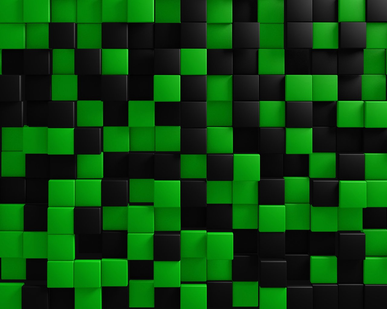 Обои зелёный, черный, графика, кубики, квадраты, кубы, плитка, 3д, green, black, graphics, cubes, squares, cuba, tile, 3d разрешение 2880x1800 Загрузить