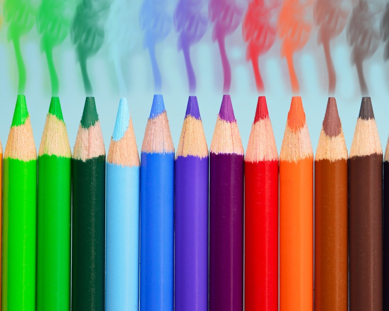 Обои разноцветные, дым, карандаши, спектр, цветные карандаши, colorful, smoke, pencils, range, colored pencils разрешение 6016x3128 Загрузить