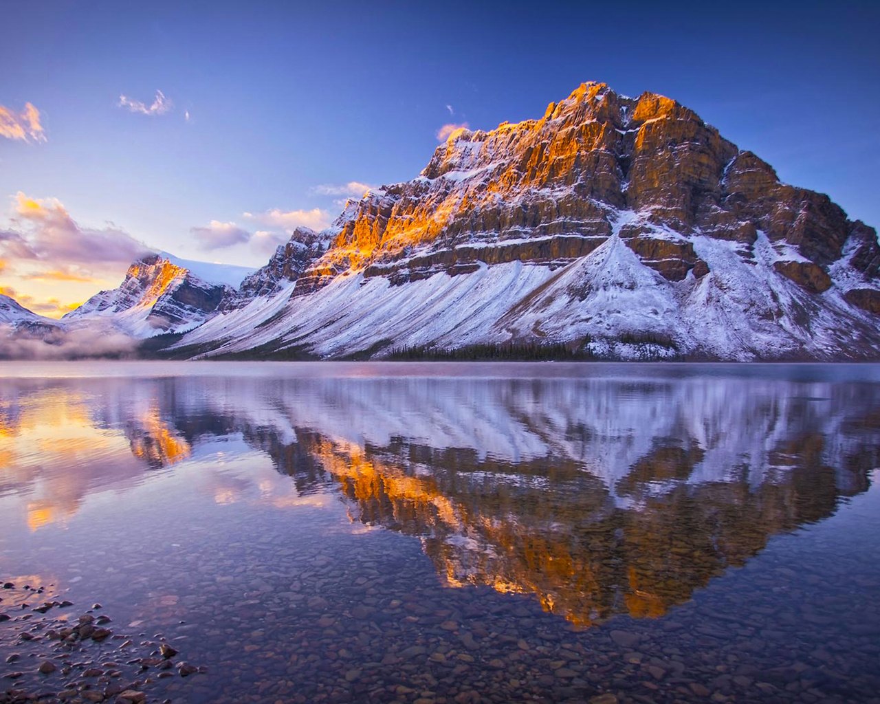 Обои озеро, горы, природа, зима, отражение, lake, mountains, nature, winter, reflection разрешение 1920x1080 Загрузить