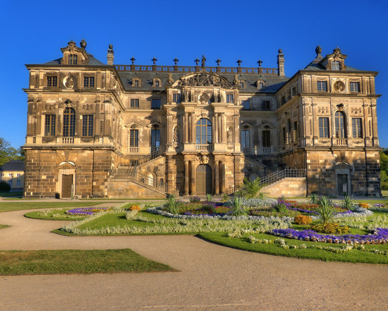 Обои сад, дворец, германия, дрезден, дрезден. германия, garden, palace, germany, dresden, dresden. germany разрешение 2700x2025 Загрузить