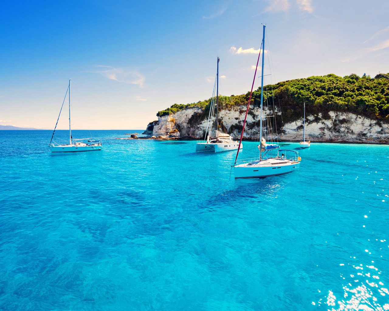 Обои пейзаж, море, яхты, landscape, sea, yachts разрешение 3865x2576 Загрузить