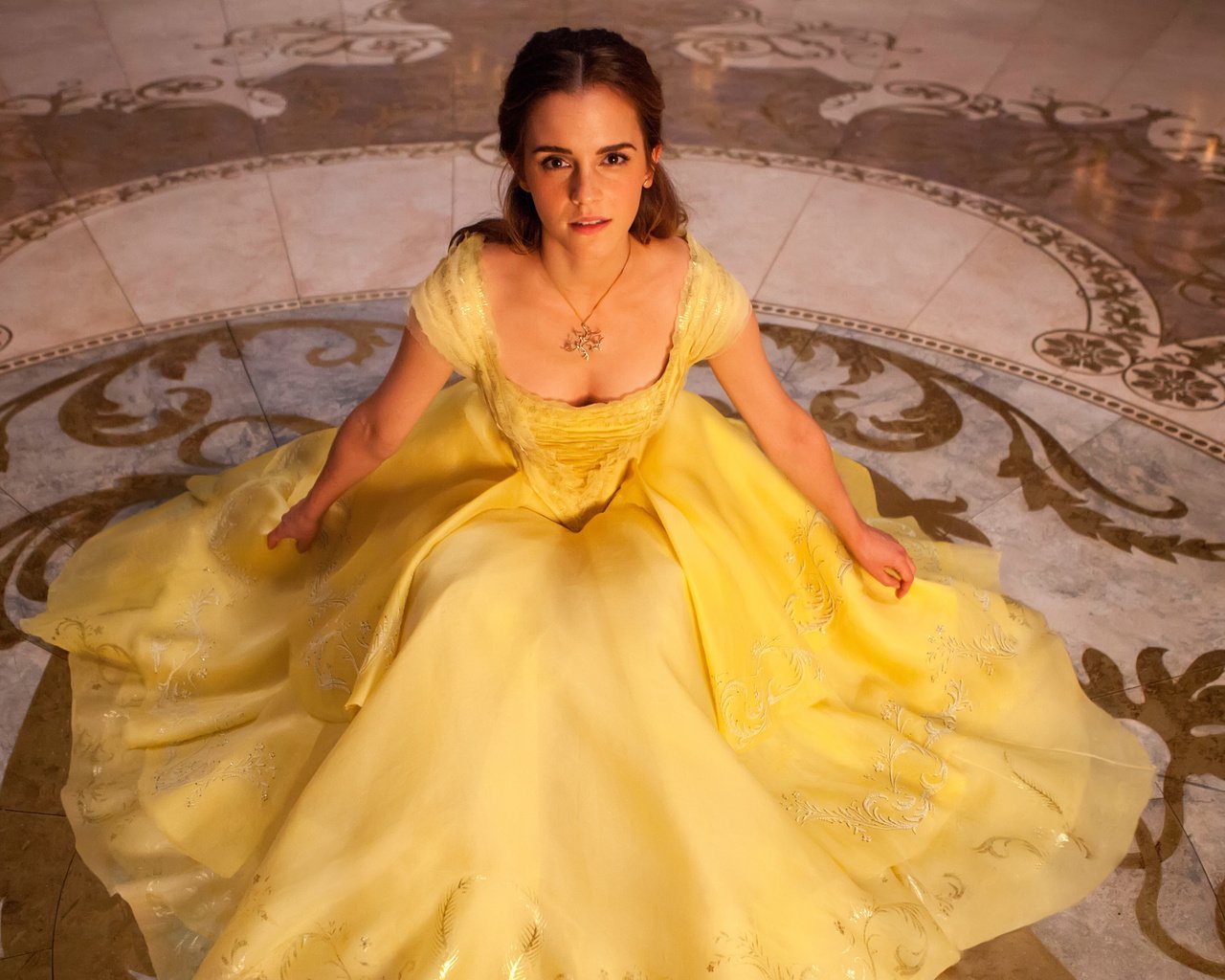 Обои эмма уотсон, желтое платье, красавица и чудовище, белль, emma watson, yellow dress, beauty and the beast, belle разрешение 5616x3159 Загрузить