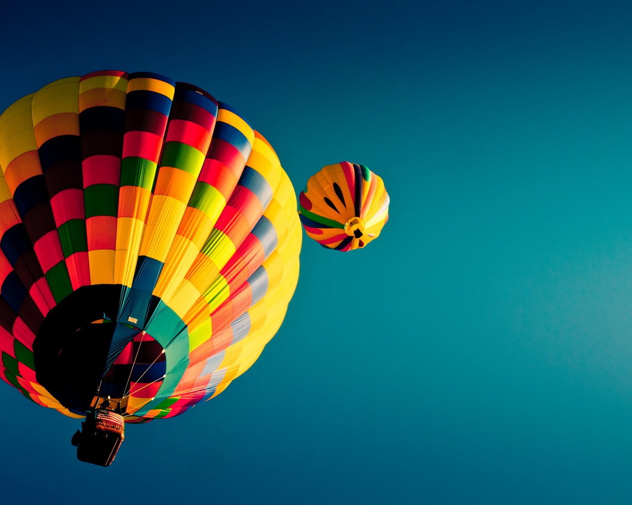 Обои небо, воздушный шар, воздух шары, the sky, balloon, air balloons разрешение 2560x1600 Загрузить