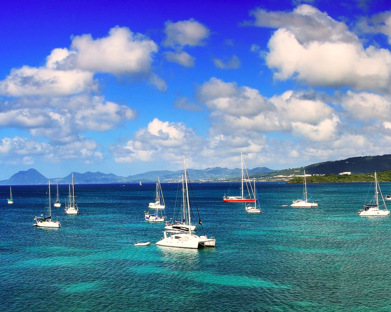 Обои пейзаж, море, яхты, landscape, sea, yachts разрешение 4112x2313 Загрузить