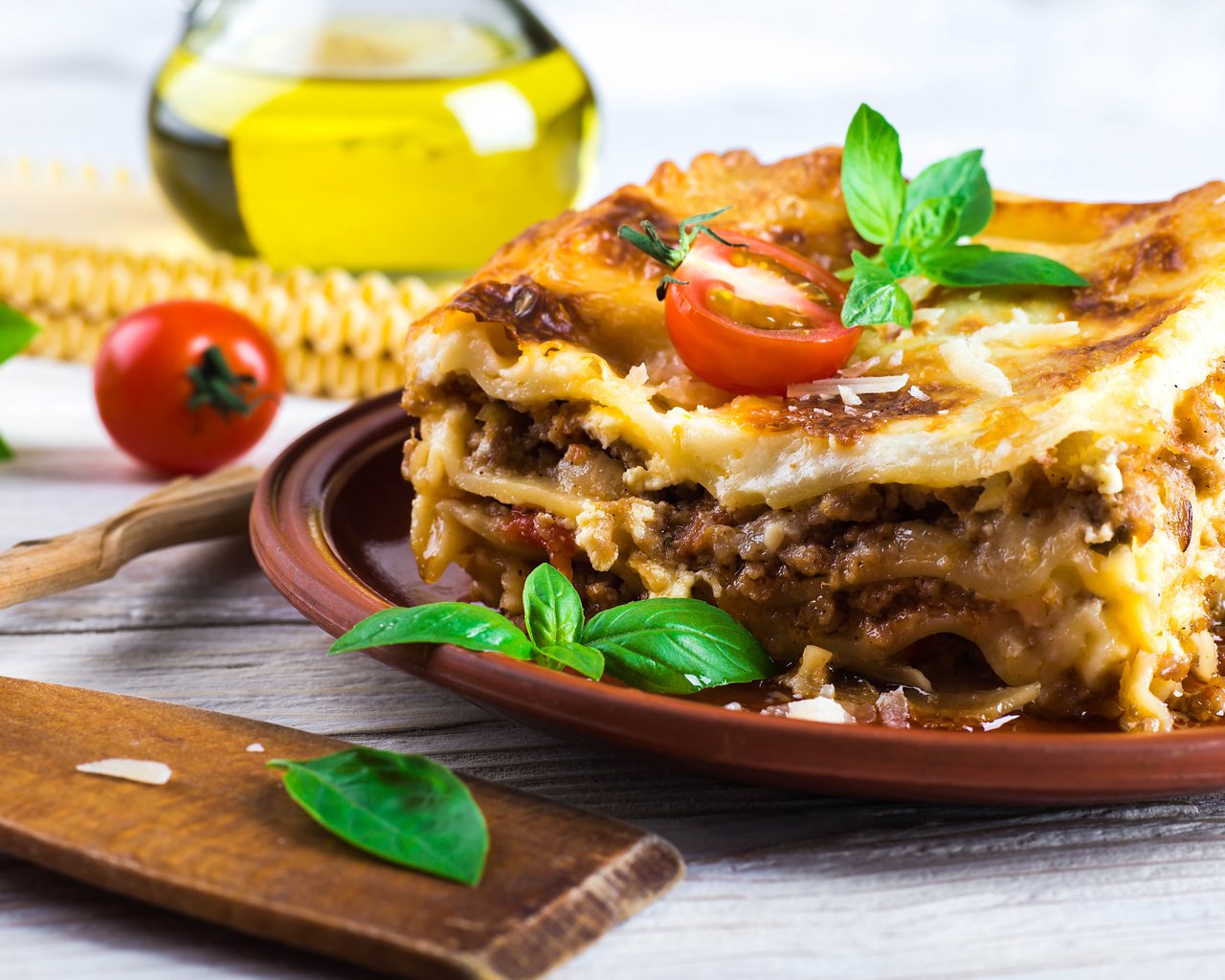 Обои овощи, лазанья, vegetables, lasagna разрешение 5916x3671 Загрузить