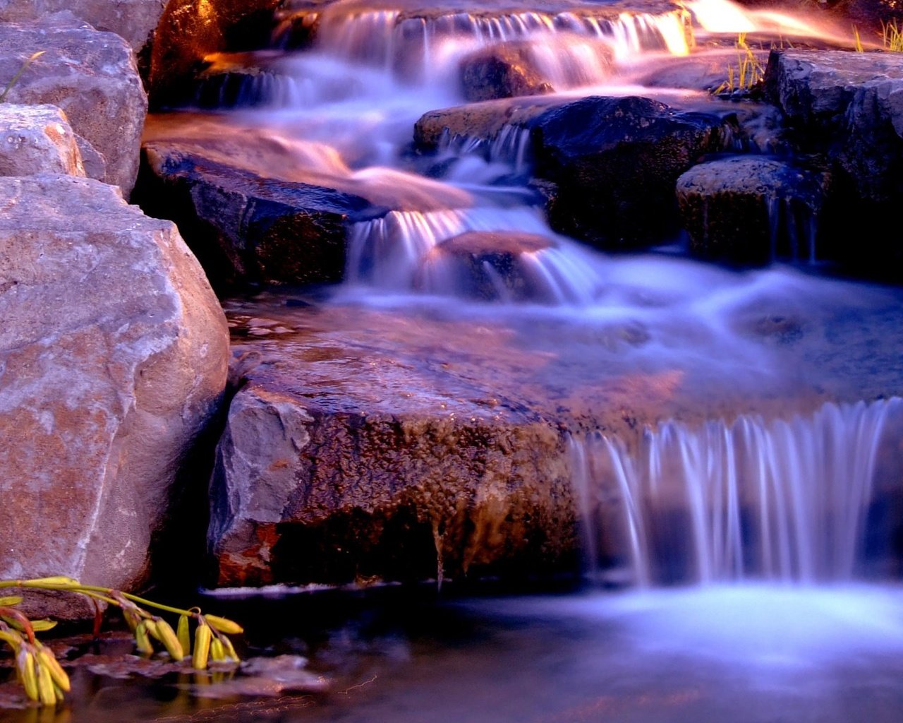 Обои природа, камни, ручей, поток, nature, stones, stream разрешение 1920x1200 Загрузить
