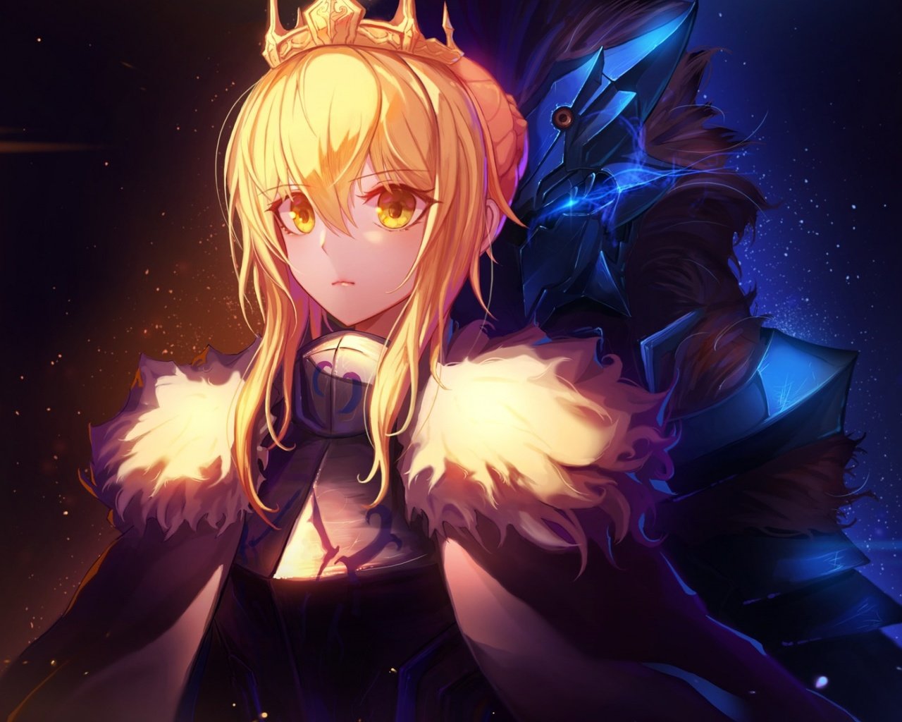 Обои аниме, манга, fate, сабля, novel, artoria pendragon, grand order, inho song, anime, manga, saber разрешение 1920x1200 Загрузить