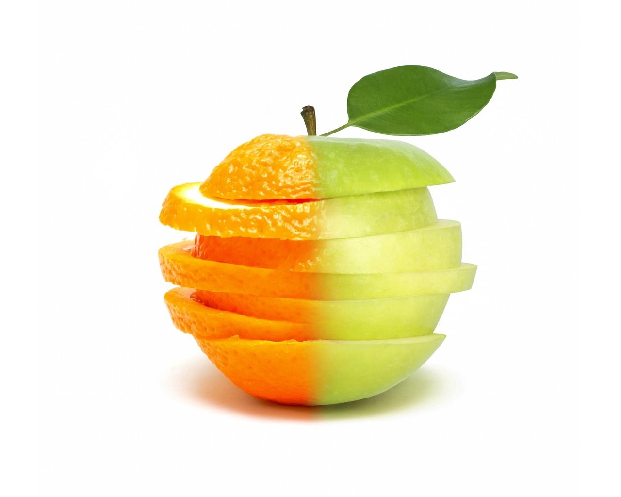 Обои апельсин, яблоко, красивые, экран, картинки, orange, apple, beautiful, screen, pictures разрешение 3000x1900 Загрузить
