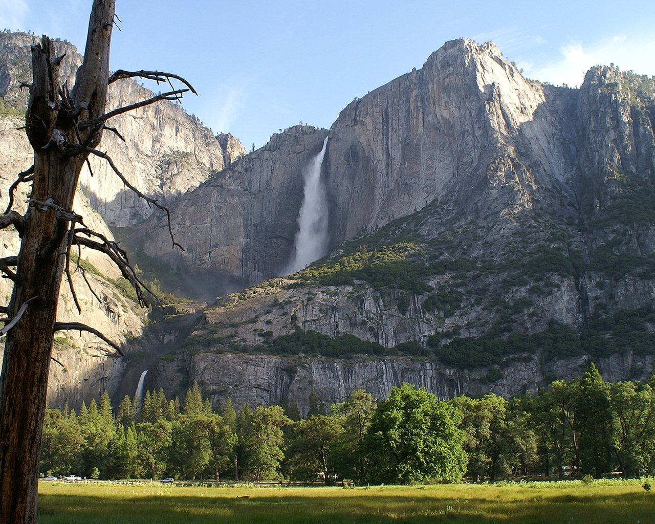 Обои водопад, йосемитский национальный парк, ка­ли­фор­нийс­кая, waterfall, yosemite national park, california разрешение 1920x1080 Загрузить