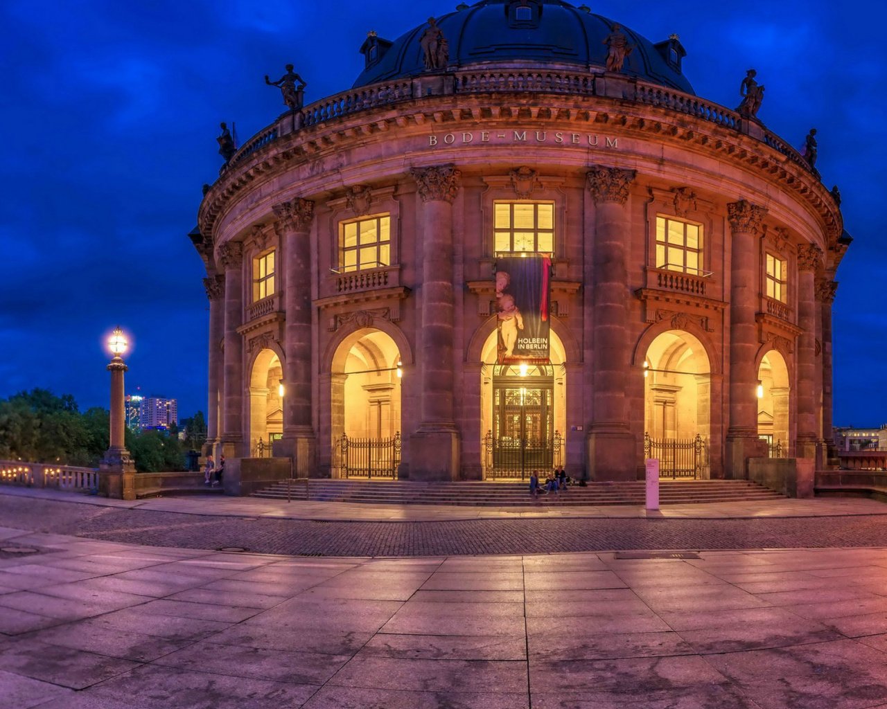 Обои вечер, подсветка, германия, берлин, bode-museum, the evening, backlight, germany, berlin разрешение 1920x1080 Загрузить