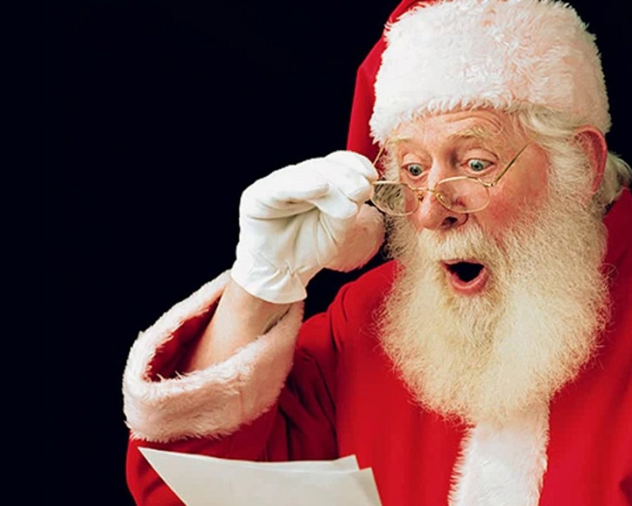 Обои очки, дед мороз, письмо, шок, glasses, santa claus, letter, shock разрешение 1920x1080 Загрузить