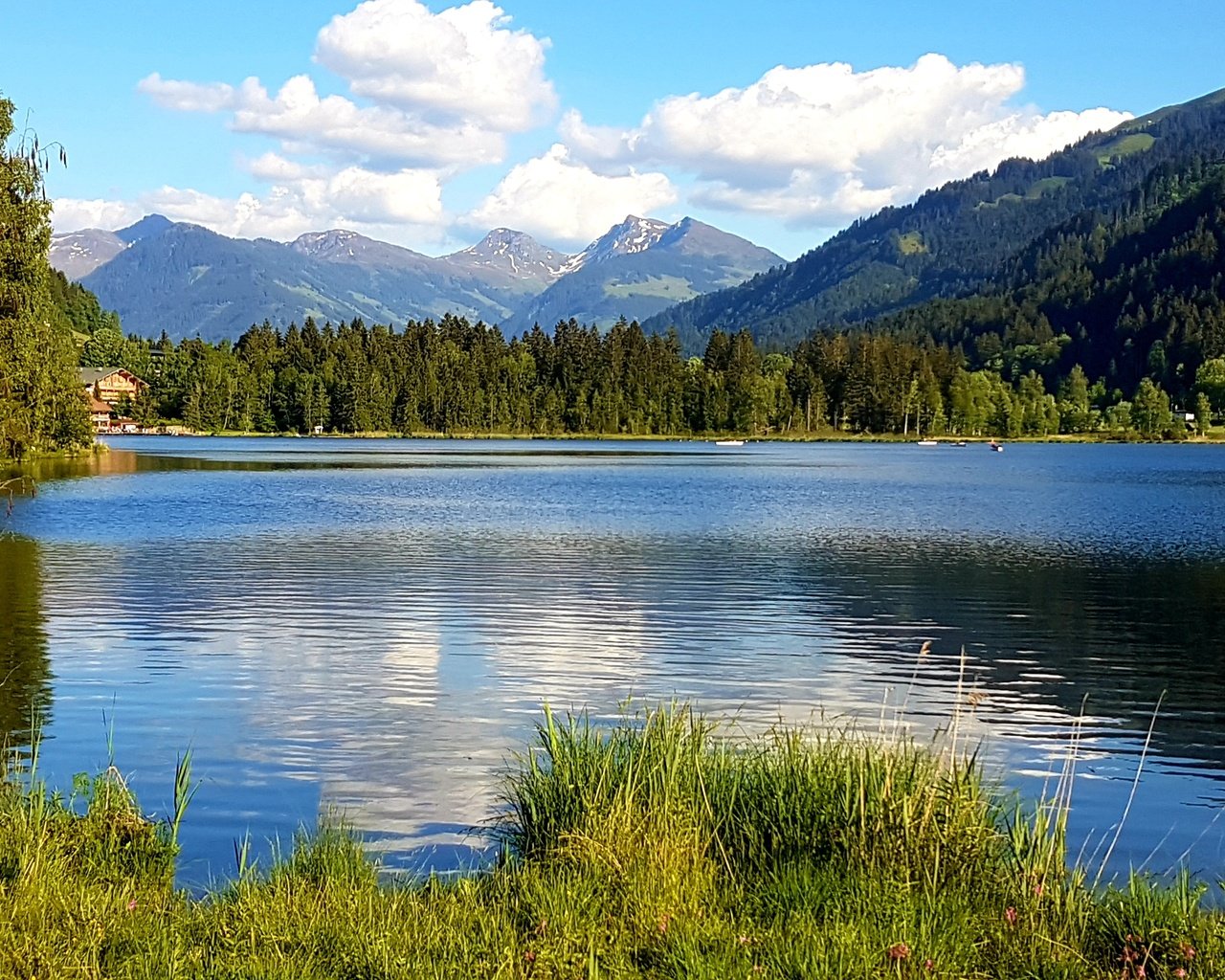 Обои озеро, горы, природа, отражение, lake, mountains, nature, reflection разрешение 3754x2112 Загрузить