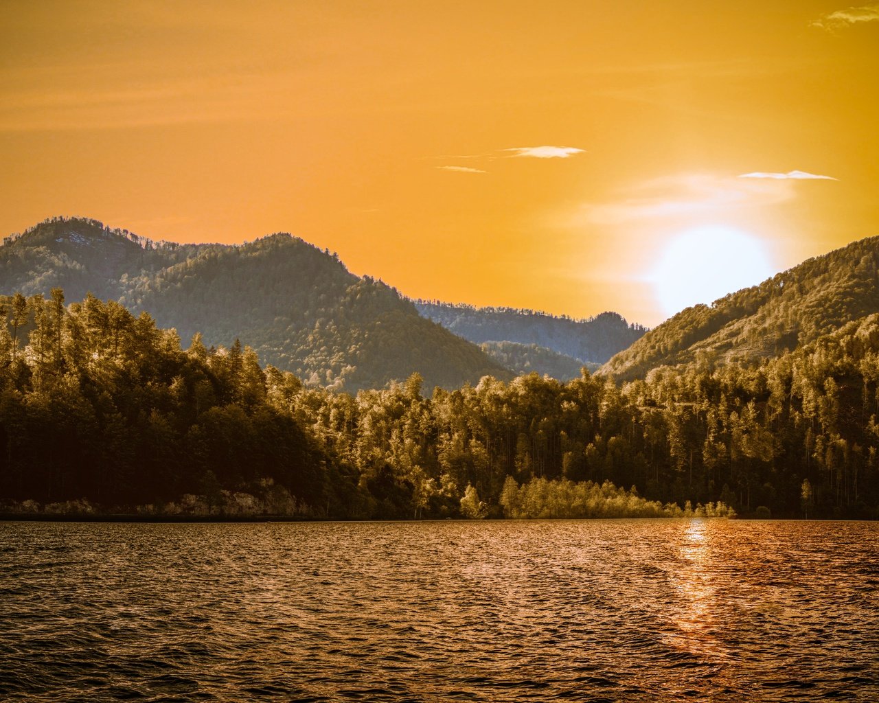 Обои вода, озеро, природа, рассвет, гора, water, lake, nature, dawn, mountain разрешение 7680x4320 Загрузить