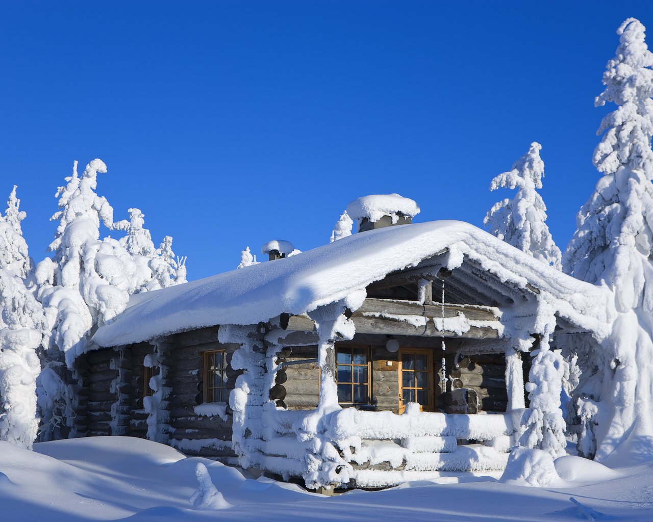 Обои зима, дом, зимний лес, winter, house, winter forest разрешение 5616x3745 Загрузить