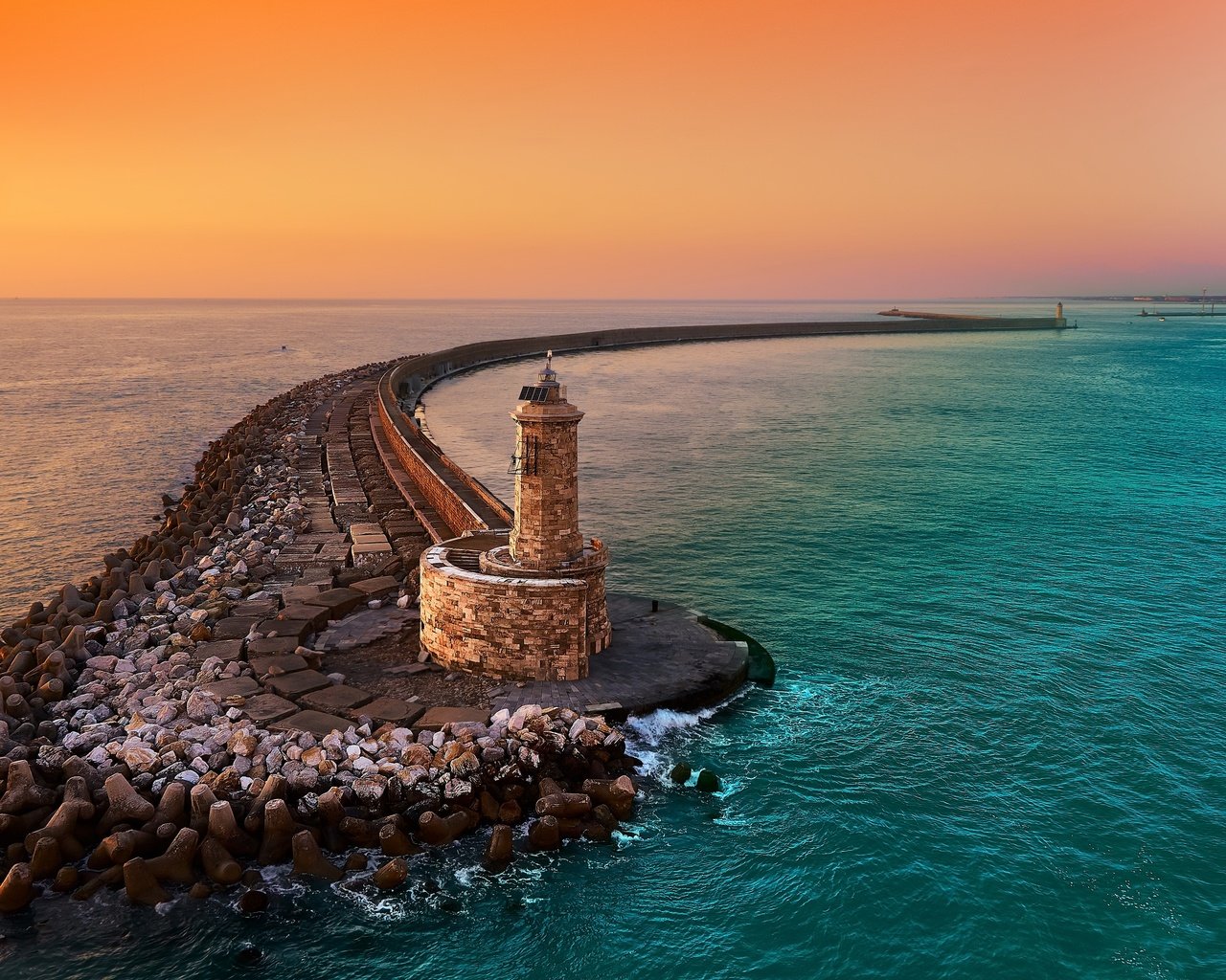 Обои природа, море, маяк, nature, sea, lighthouse разрешение 3840x2160 Загрузить